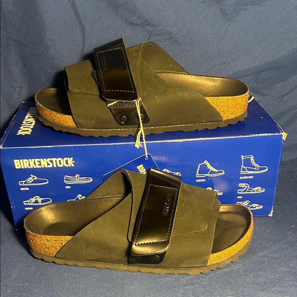 Birkenstock- Kyoto, black, Nubuk Leather 6 n sw